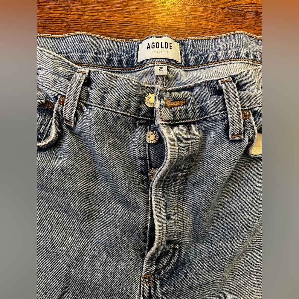 AGOLDE Wyman Vintage Straight Leg Jeans Size 29 - Picture 6 of 7
